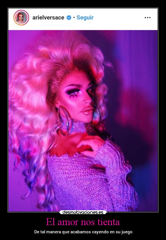 carteles amor amor dragqueens ariel versace metaforas juegospeligrosos nochesdevodkaysexo quericoestasno desmotivaciones