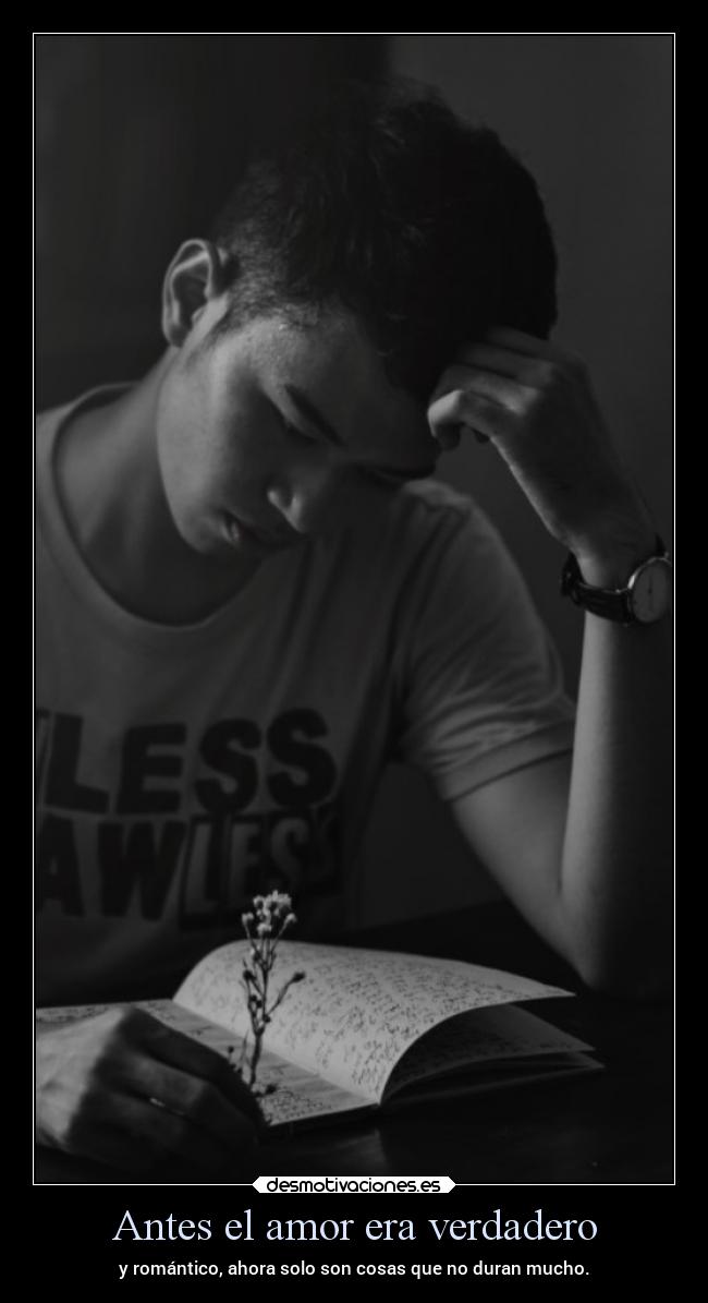 Antes el amor era verdadero - 