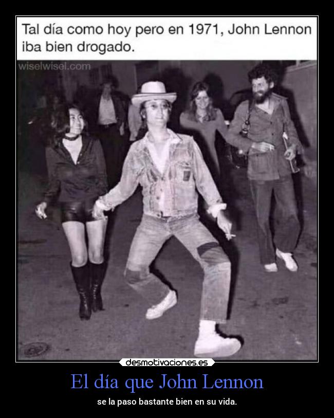 El día que John Lennon -