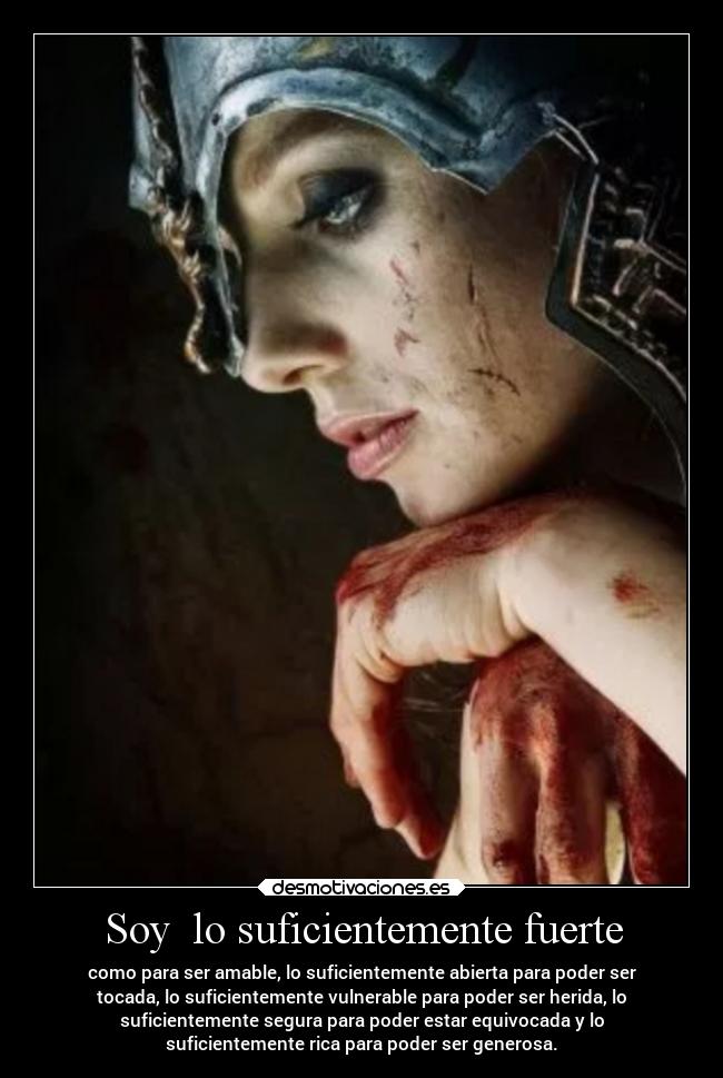 Soy lo suficientemente fuerte -