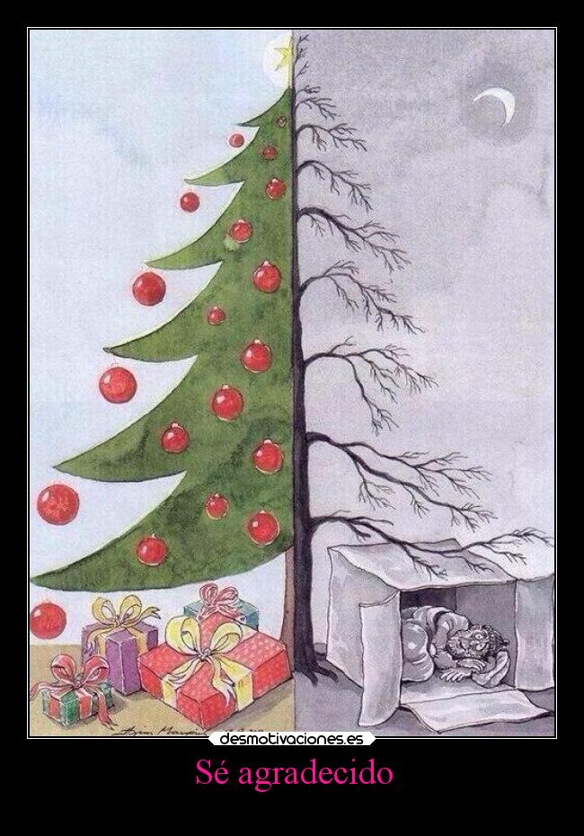 Sé agradecido -