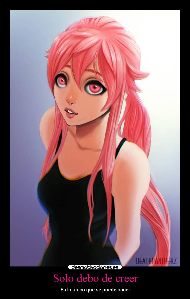 carteles anime creer entender poder hacer confiar amar desmotivaciones