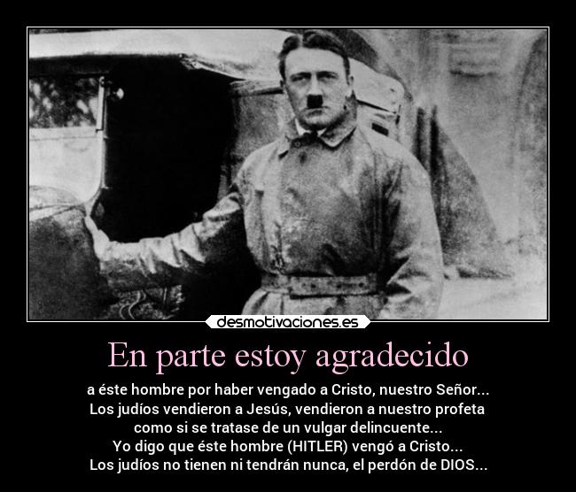 En parte estoy agradecido -