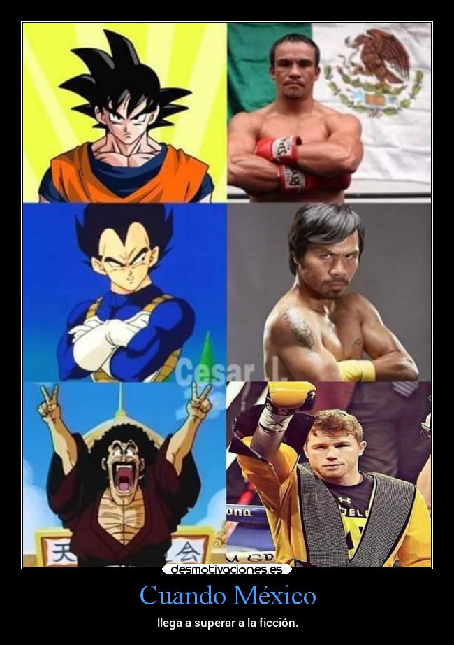 carteles mexico desmotivaciones nooppainolifeunofficial goku satan mrsatan vegeta desmotivaciones