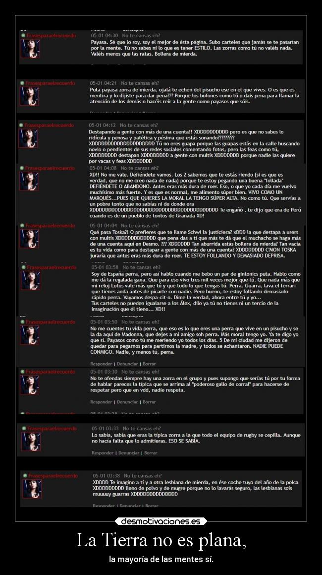 La Tierra no es plana, -