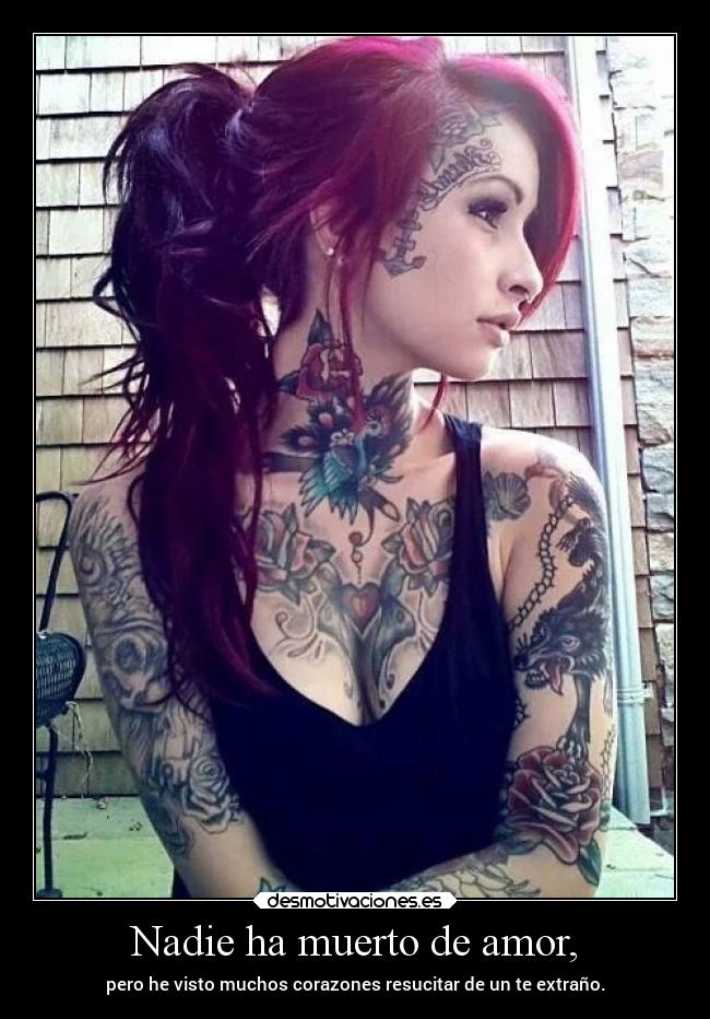 Nadie ha muerto de amor, -