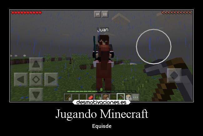 Jugando Minecraft - 