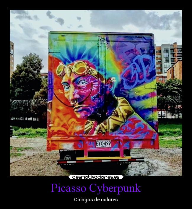 Picasso Cyberpunk - Chingos de colores