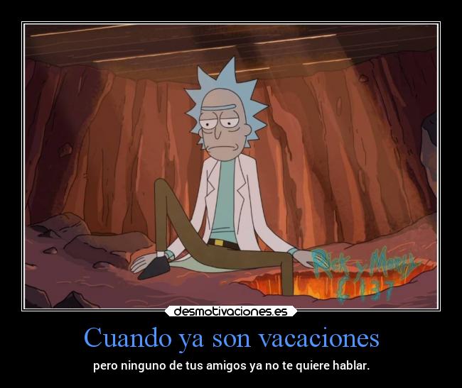 Cuando ya son vacaciones - 