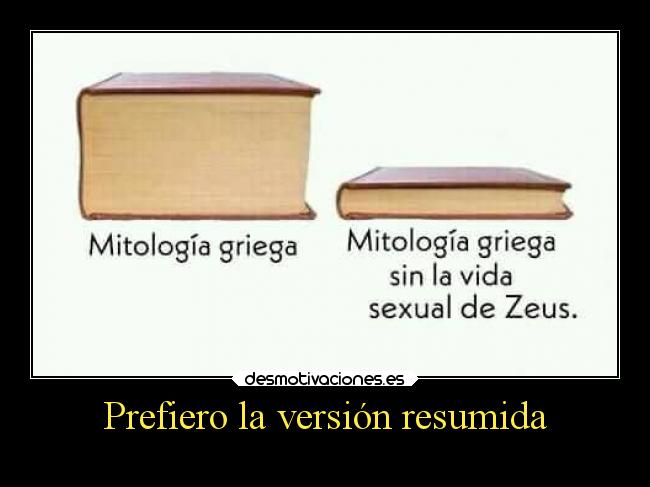 Prefiero la versión resumida -