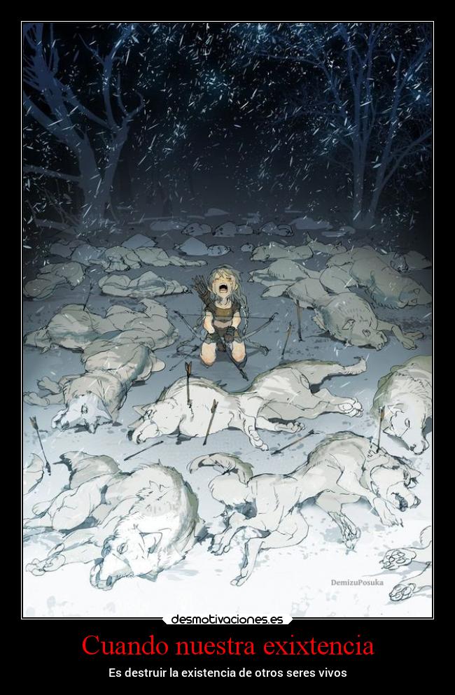 Cuando nuestra exixtencia -