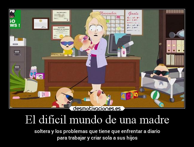 El dificil mundo de una madre - soltera y los problemas que tiene que enfrentar a diario
para trabajar y criar sola a sus hijos