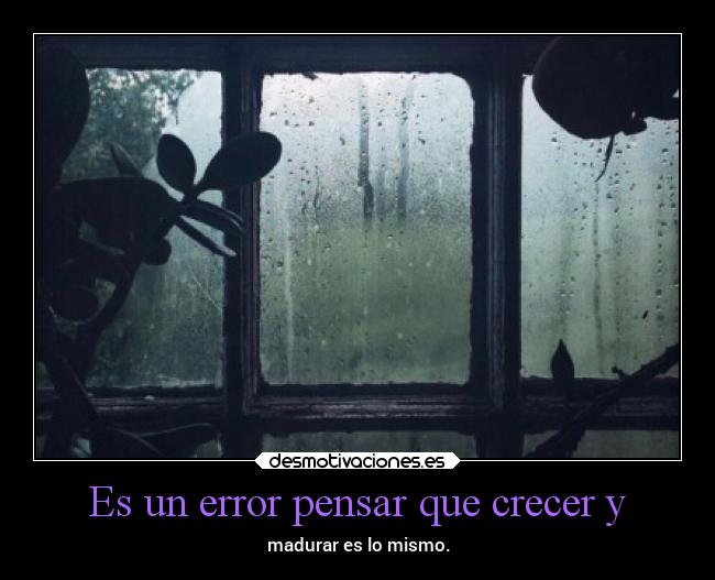 Es un error pensar que crecer y -
