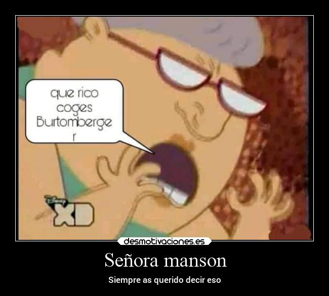 Señora manson - 