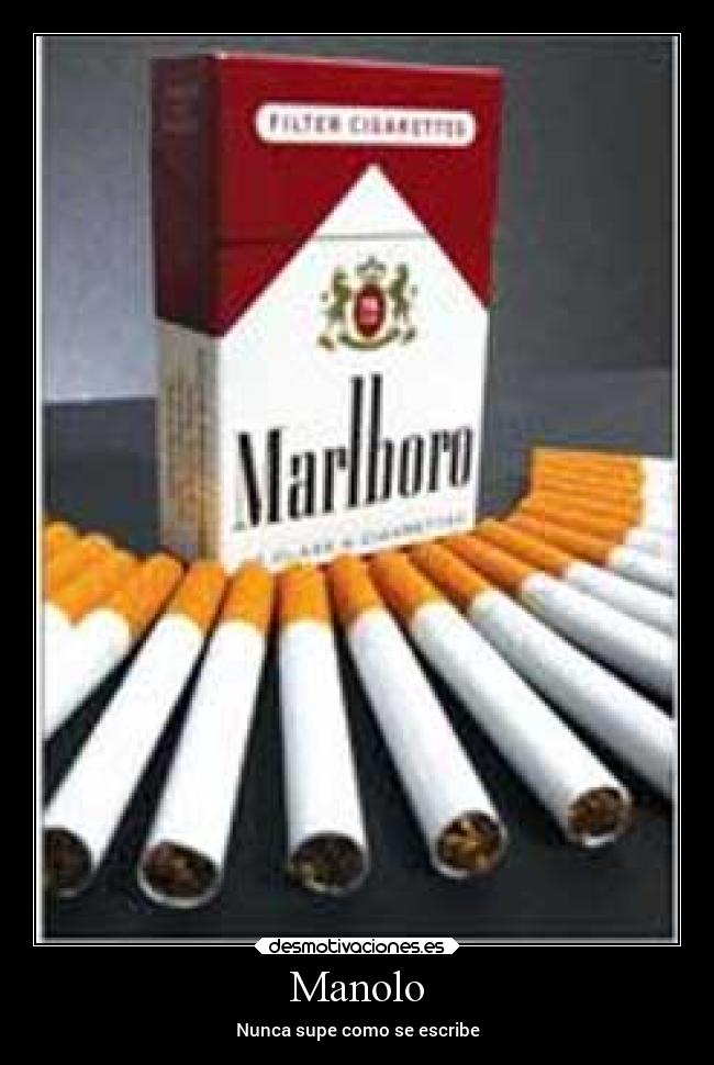 Manolo - Nunca supe como se escribe