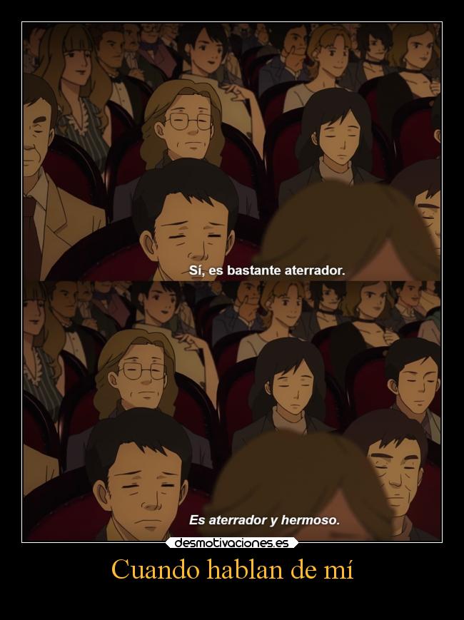 Cuando hablan de mí -