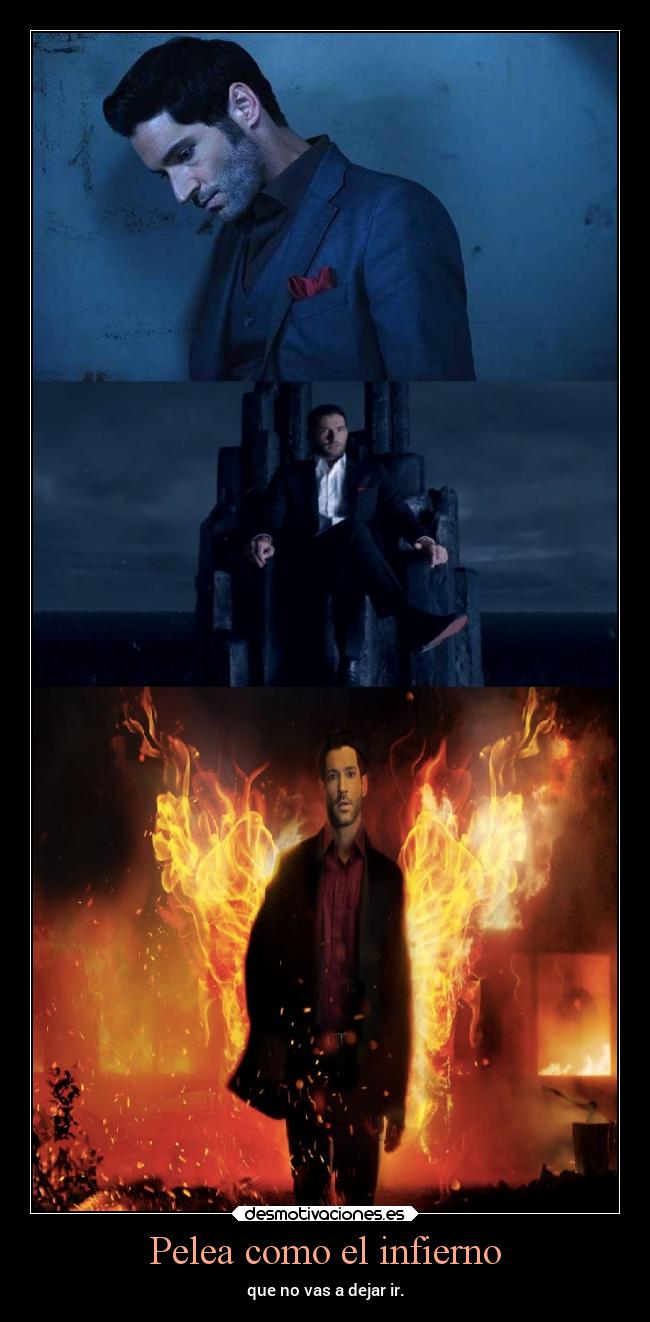 Pelea como el infierno - que no vas a dejar ir.
