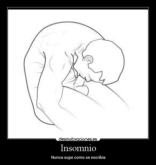 Insomnio - Nunca supe como se escribia