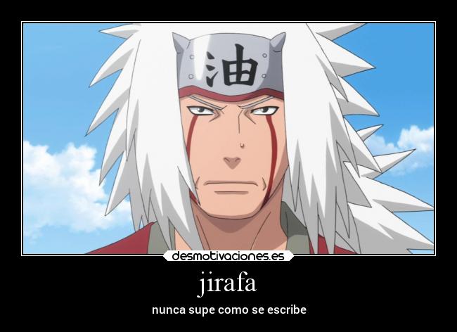 jirafa - nunca supe como se escribe