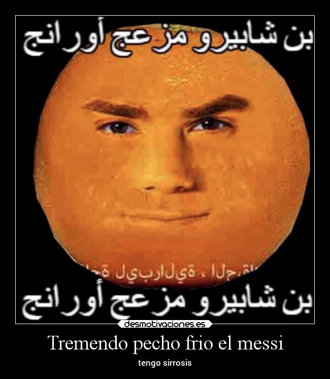 Tremendo pecho frio el messi -