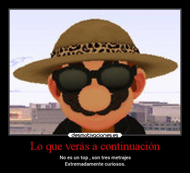 Lo que verás a continuación - 