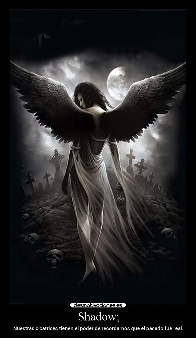 Shadow; - Nuestras cicatrices tienen el poder de recordarnos que el pasado fue real.
