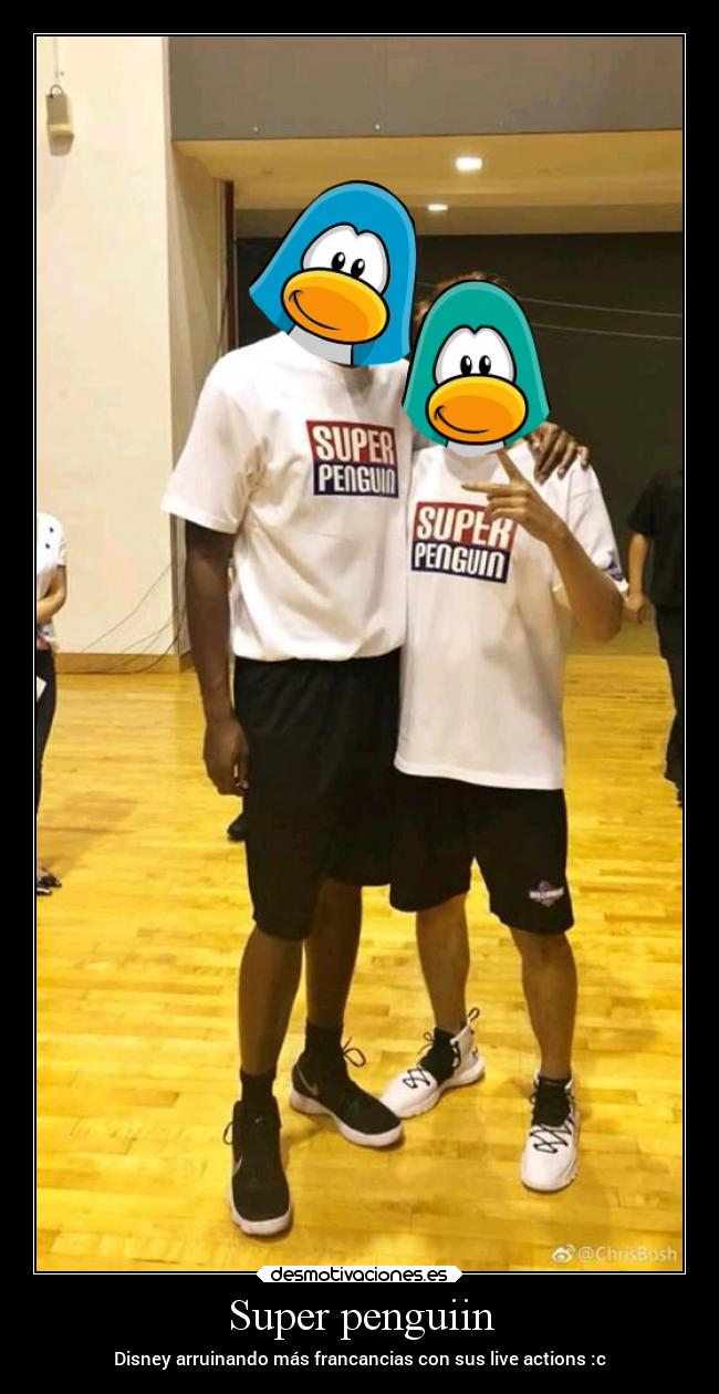 Super penguiin - Disney arruinando más francancias con sus live actions :c