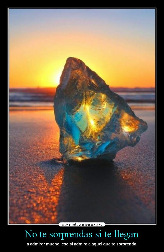 No te sorprendas si te llegan -