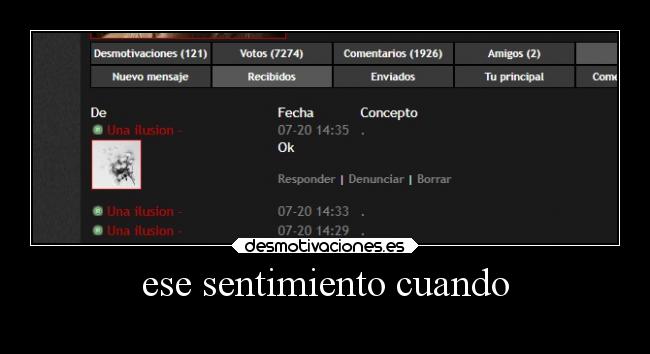 ese sentimiento cuando - 