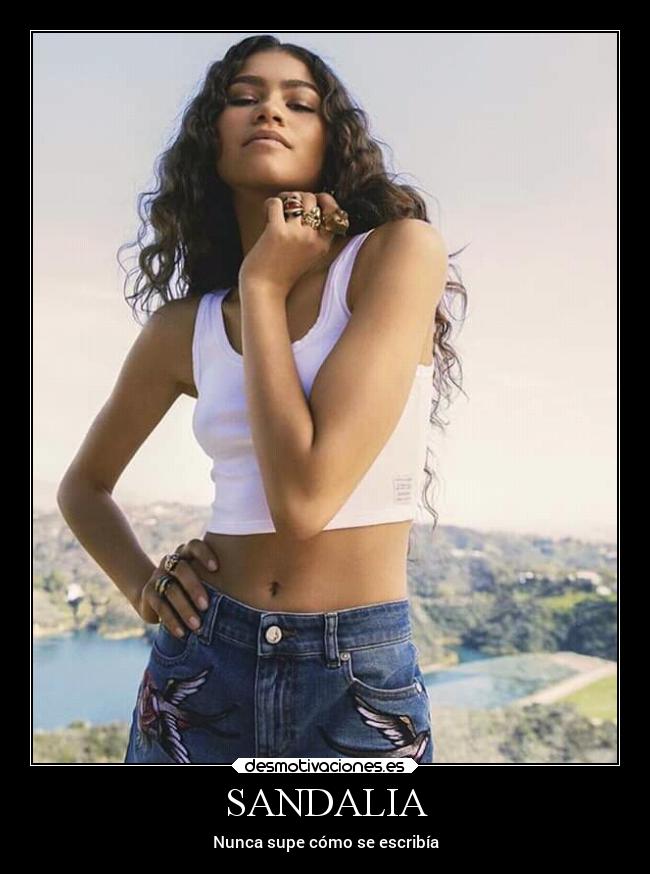 SANDALIA - Nunca supe cómo se escribía