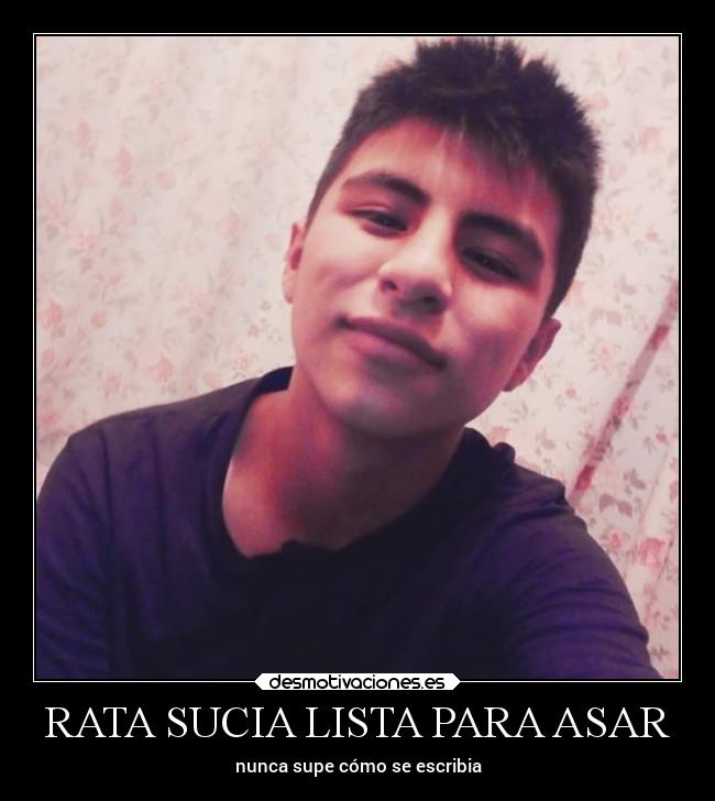 RATA SUCIA LISTA PARA ASAR - nunca supe cómo se escribia