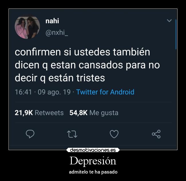 Depresión - admitelo te ha pasado