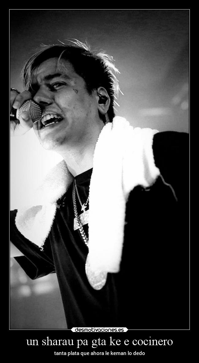 un sharau pa gta ke e cocinero - tanta plata que ahora le keman lo dedo