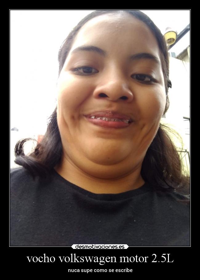 vocho volkswagen motor 2.5L - nuca supe como se escribe