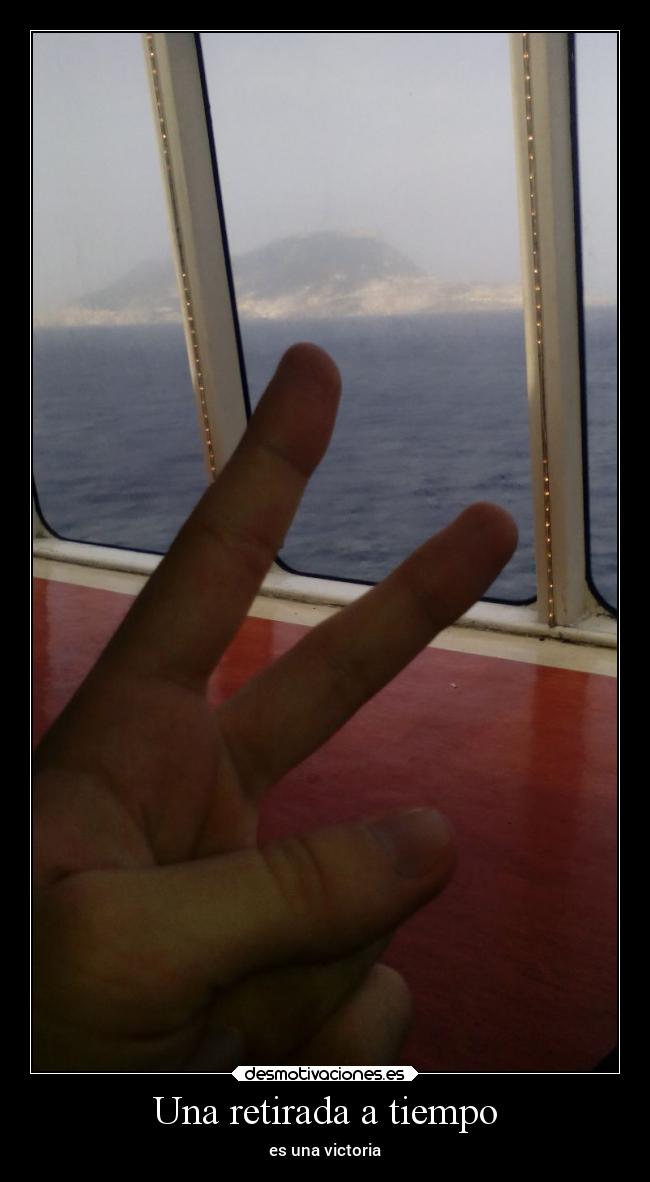 Una retirada a tiempo - 