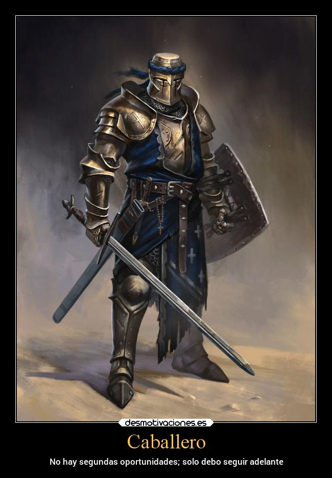 Caballero - No hay segundas oportunidades; solo debo seguir adelante