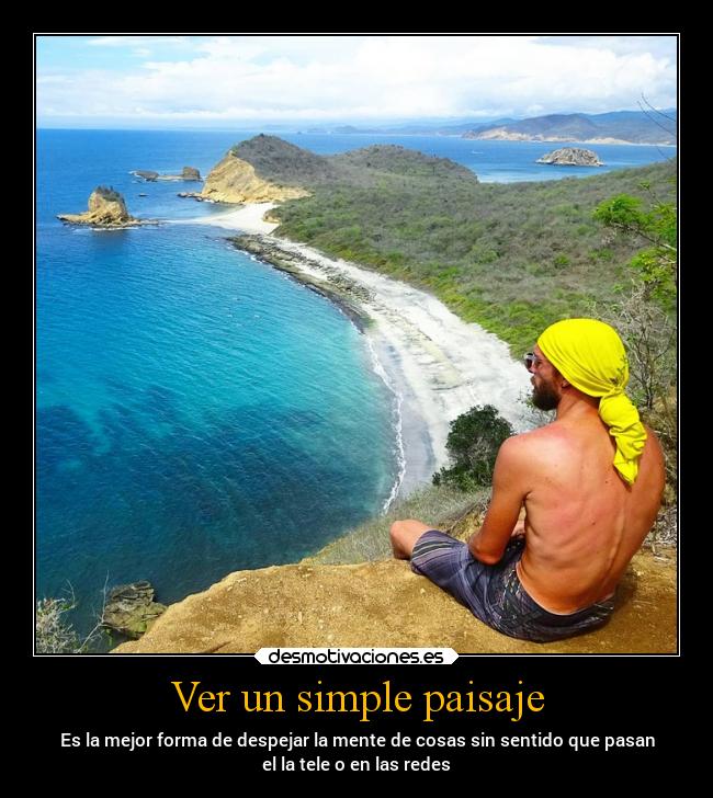 Ver un simple paisaje - 