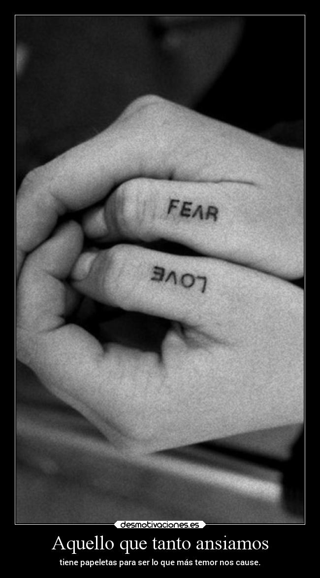 Aquello que tanto ansiamos - 