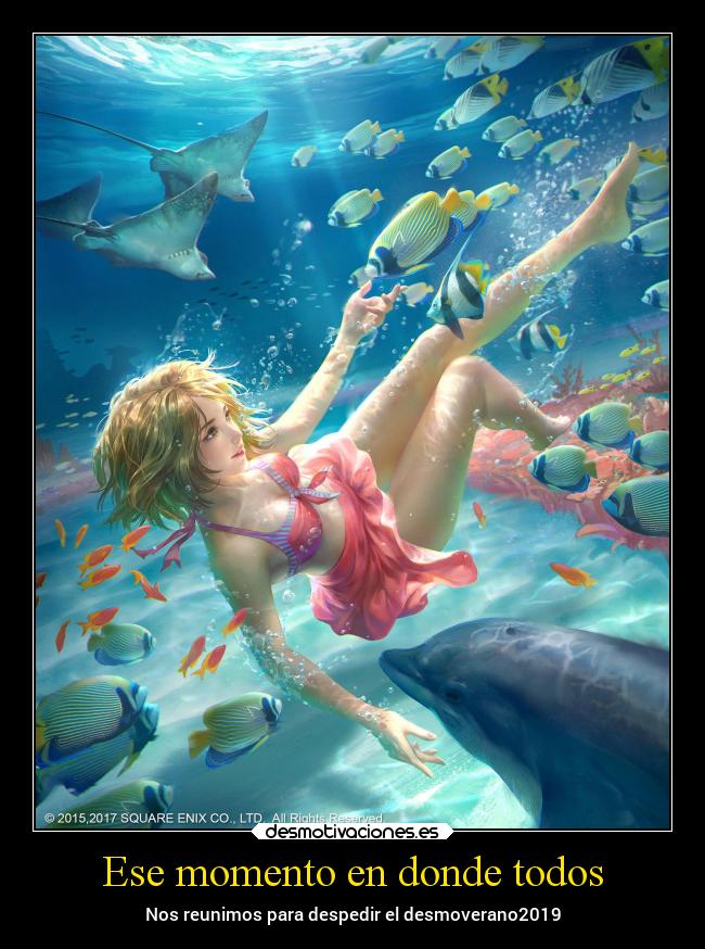 carteles anime desmoverano2019 desmotivaciones