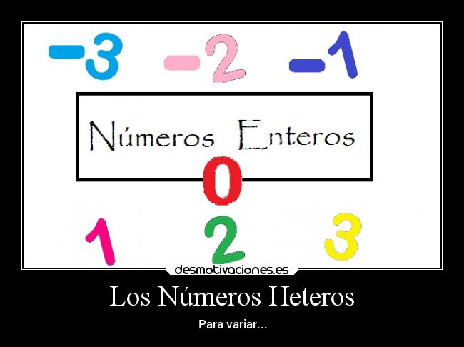 Los Números Heteros -