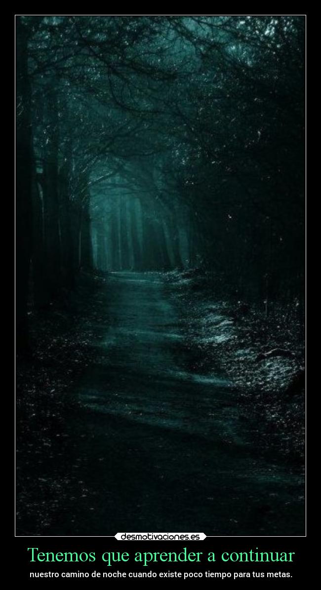 Tenemos que aprender a continuar -