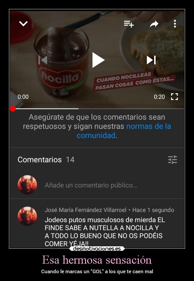 Esa hermosa sensación - 