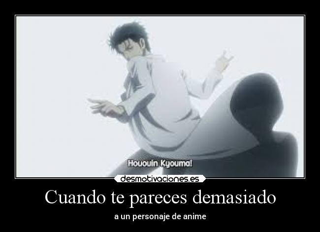 Cuando te pareces demasiado - a un personaje de anime