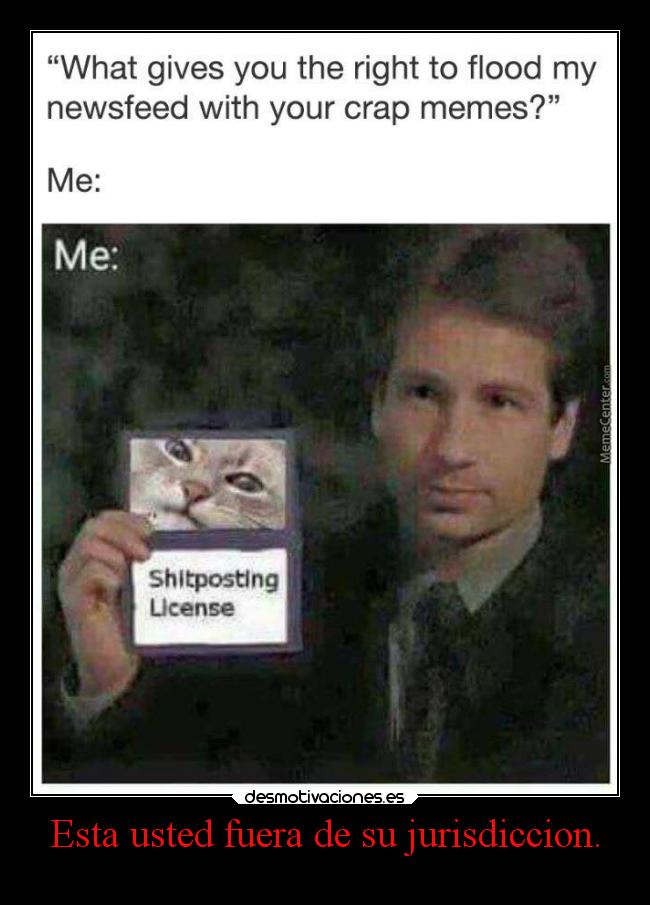 Esta usted fuera de su jurisdiccion. -