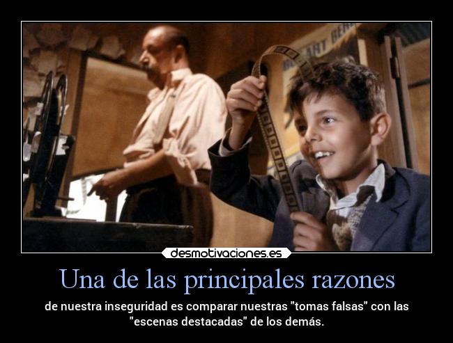 Una de las principales razones - 