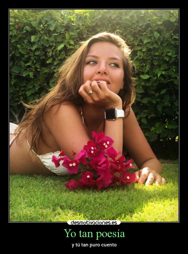 Yo tan poesía -