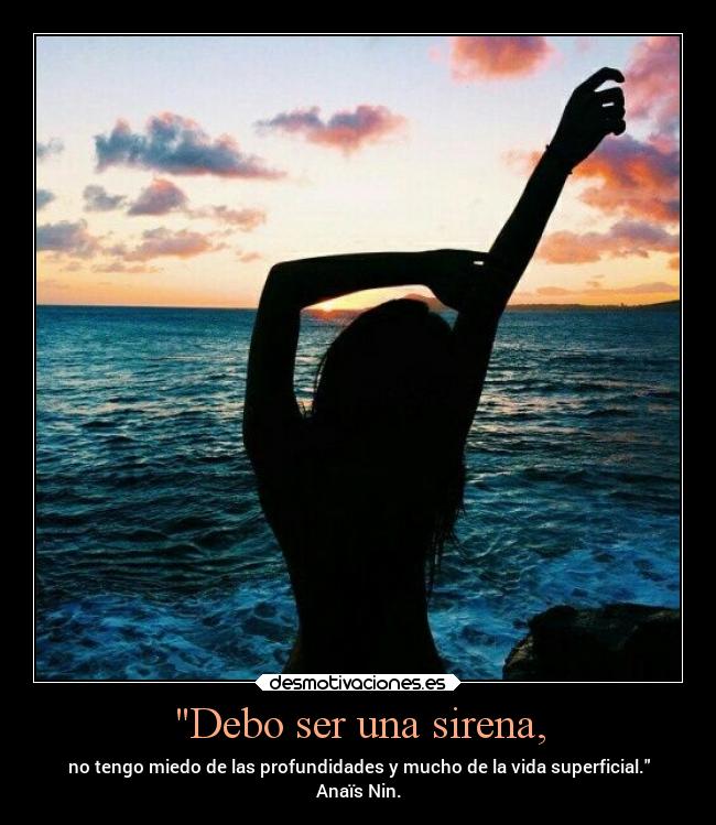carteles desmotivaciones vida caracter sirenas mar introversion desmotivaciones