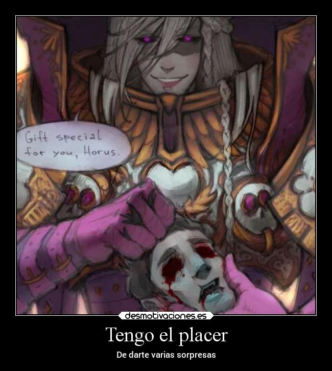 Tengo el placer -