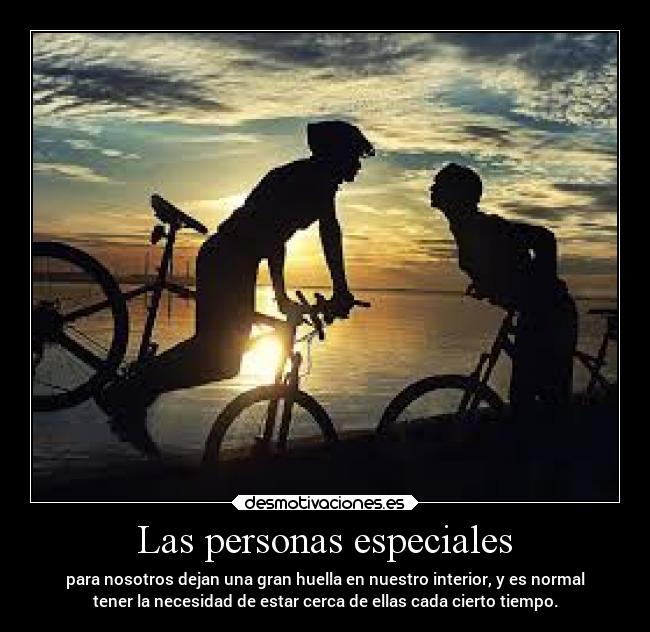 Las personas especiales - 