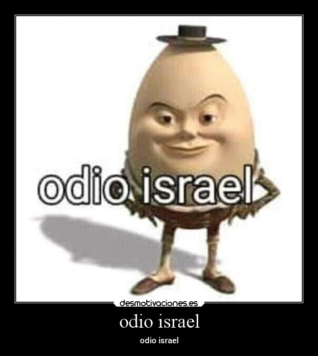 odio israel - 